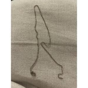 Lot a638 16.5 inch 925 sterling silver chain necklace